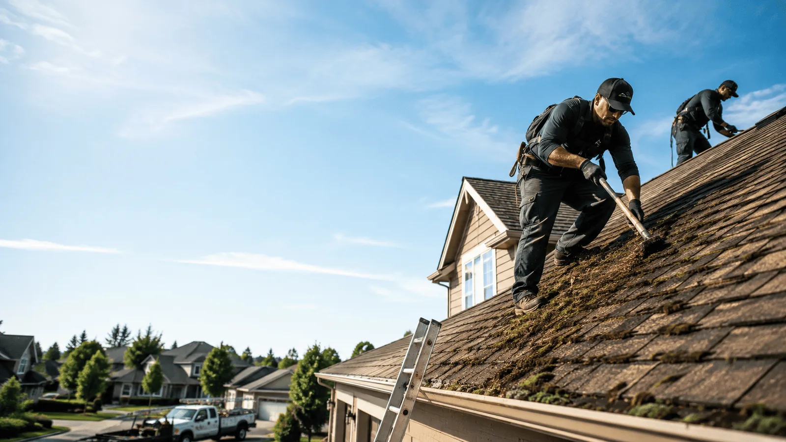 Roof Moss Removal in Quanah, TX near me